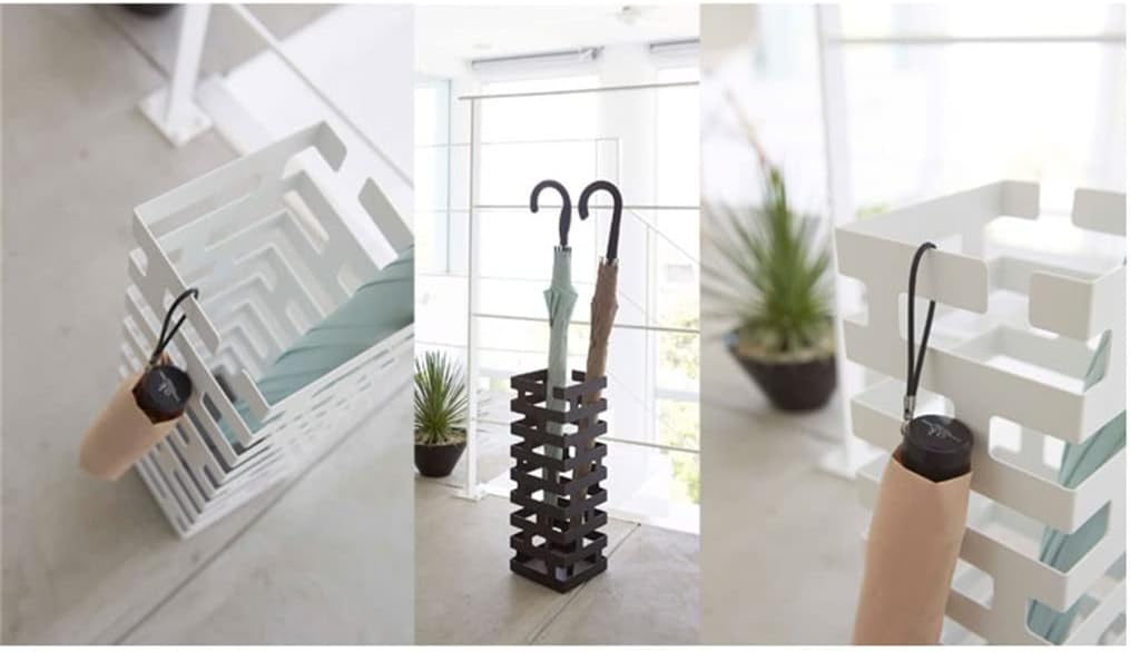 Home Metal Wind Umbrella Rack Umbrella Storage Rack Simple Hotel Decoration Umbrella Bucket(D)