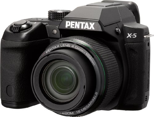 Pentax X-5 Digital Camera With 26X Optical Zoom And 3" Lcd (Black) #TOP3