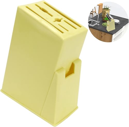 Miniatura 11 de Bloque de cuchillos de cocina de plástico soporte para cuchillos organizador de almacenamiento de cuchillos de cocina cuchillo de tijera juego
