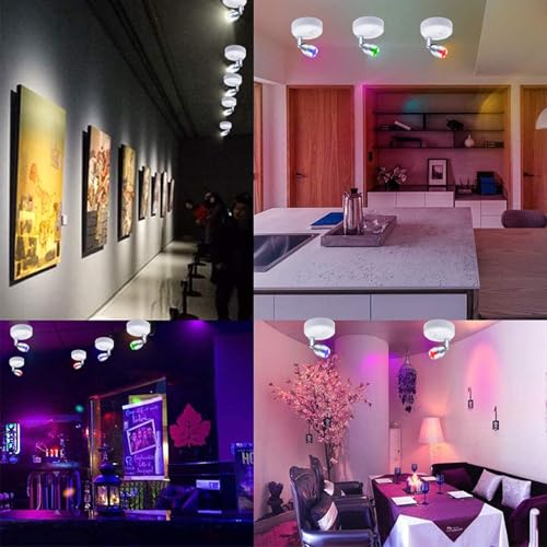 Luces para cuadros con luces remotas para destacar detalles arquitectónicos 5