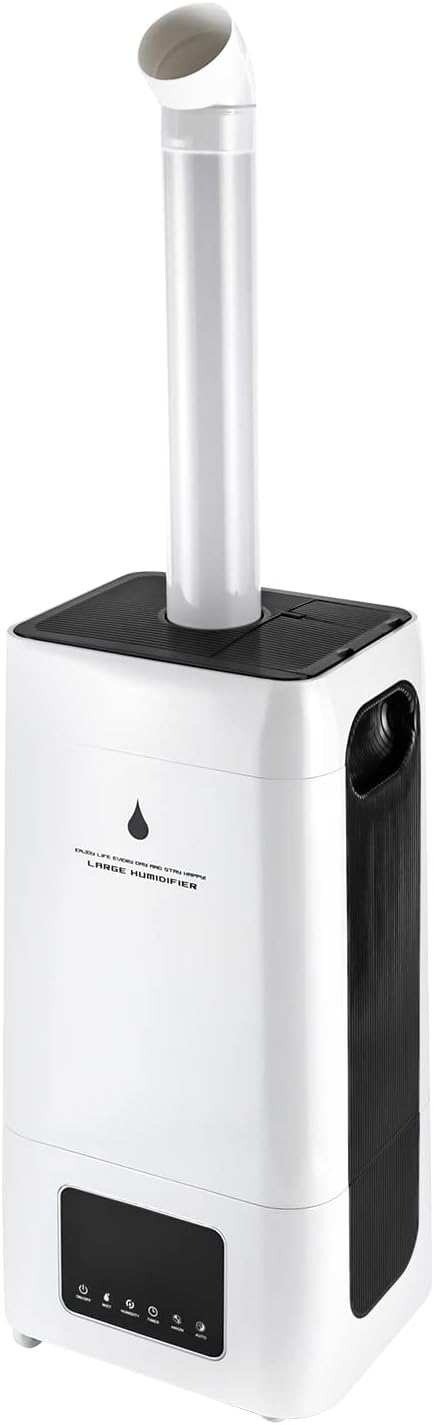 Industrial Commercial Large Room Cool Mist Humidifier 6.2 Gallon 2000ml/h - Top Fill Ultrasonic Whole House Humidifier for Home Office Factory Commercial use