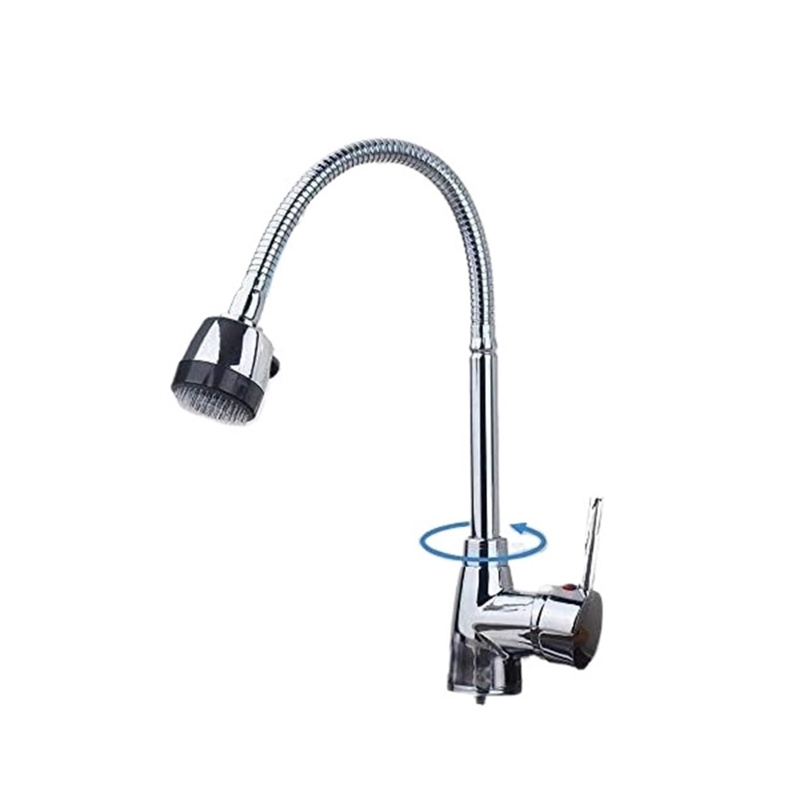 Eamrfvqt One Color Stainless Steel Kitchen Mixer Faucet
