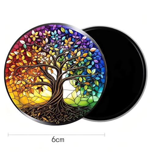 Imán Vintage para Refrigerador Árbol de la Vida 2.3 pulg miniatura 3