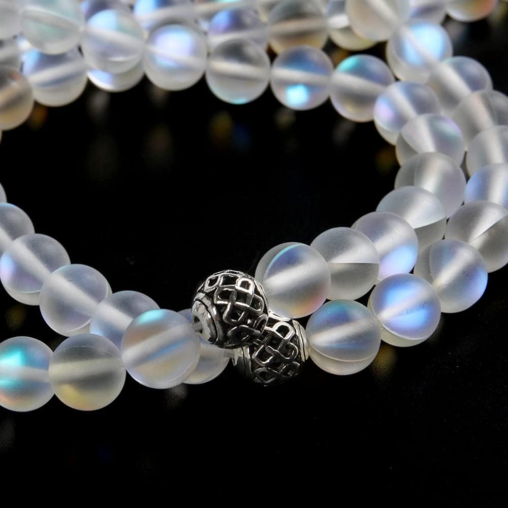 Transparent Colored Crystal Islamic tasbih 33 66 99 Beads Crystal Ladies Rosary Gift Muslim Rosary (Length: 8 mm, Beads: 99)... B097KHVMJJ