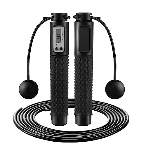 Senshuomy Skipping Rope with Counter,Digital Speed Jump Rope,LCD Display