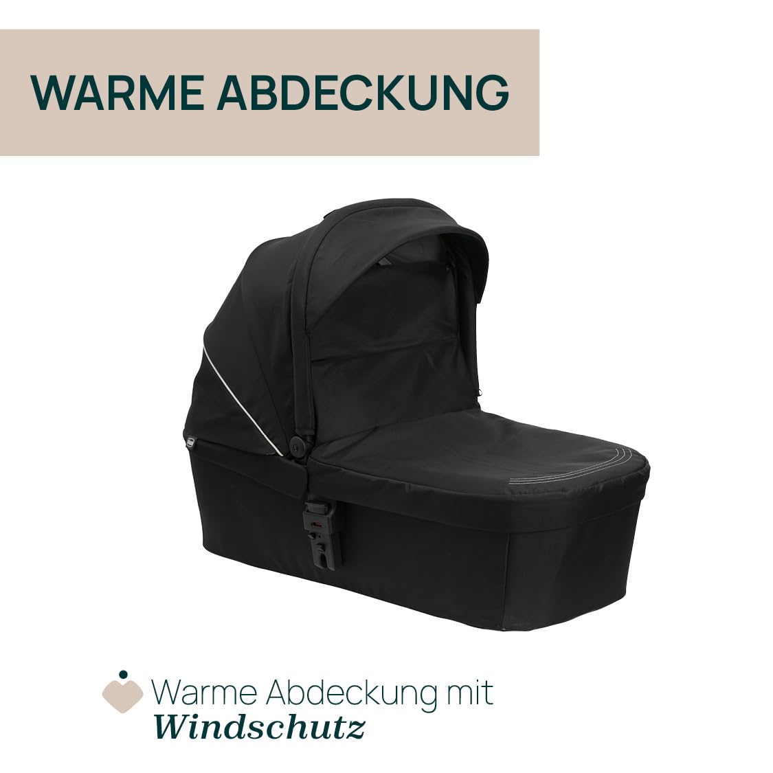 Chicco Seety Tragewanne für Kinderwagen, gepolstert, ohne Adapter, leicht