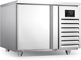 Kolice Commercial 3 Trays Blast Chiller, Blast Freezer, Chest Freezer, Batch Freezer for Hard ice Cream, Chicken, Fish, Dessert, Pastry, etc. -31F
