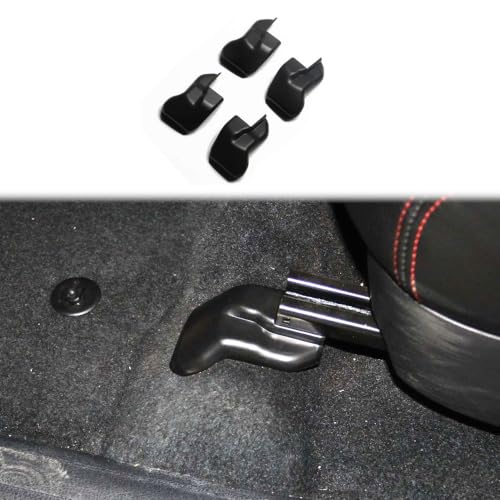 JSTOTRIM Fit for 2016-2023 Toyota Tacoma 4PCS Anti-dust Seat Bracket Fixing Bolts Cover Trims Accessories