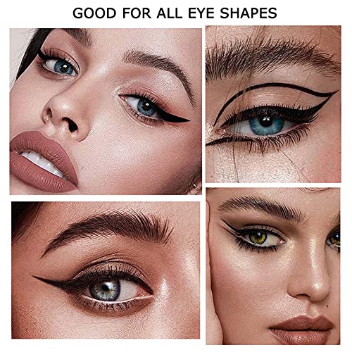 Black Eyeliner Stamp Wingliner Double Ended Liquid Eyeliner Waterproof Long Lasting,Smudge-proof, No Dipping Eyeliner Pencil Make Up Eye Liner - Image 8