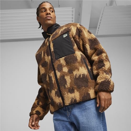 Puma Downtown Aop Sherpa Jacket Erkek Günlük Polar Ceket 62167701