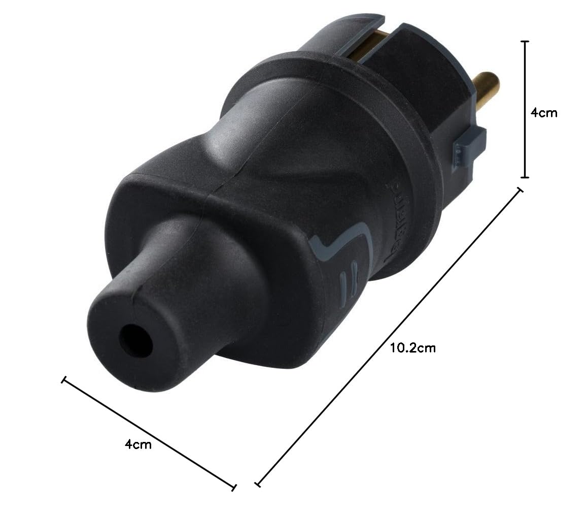 Legrand Steckdose Mit Zugring – 2er Pack, 3680 W, 230 V, Schwarz (professionelle Nutzung)