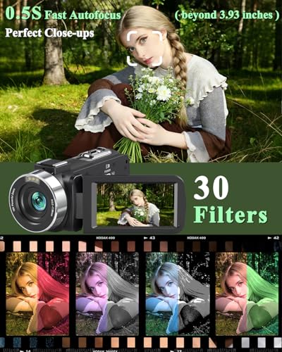 4K Camcorder for YouTube Vlogging