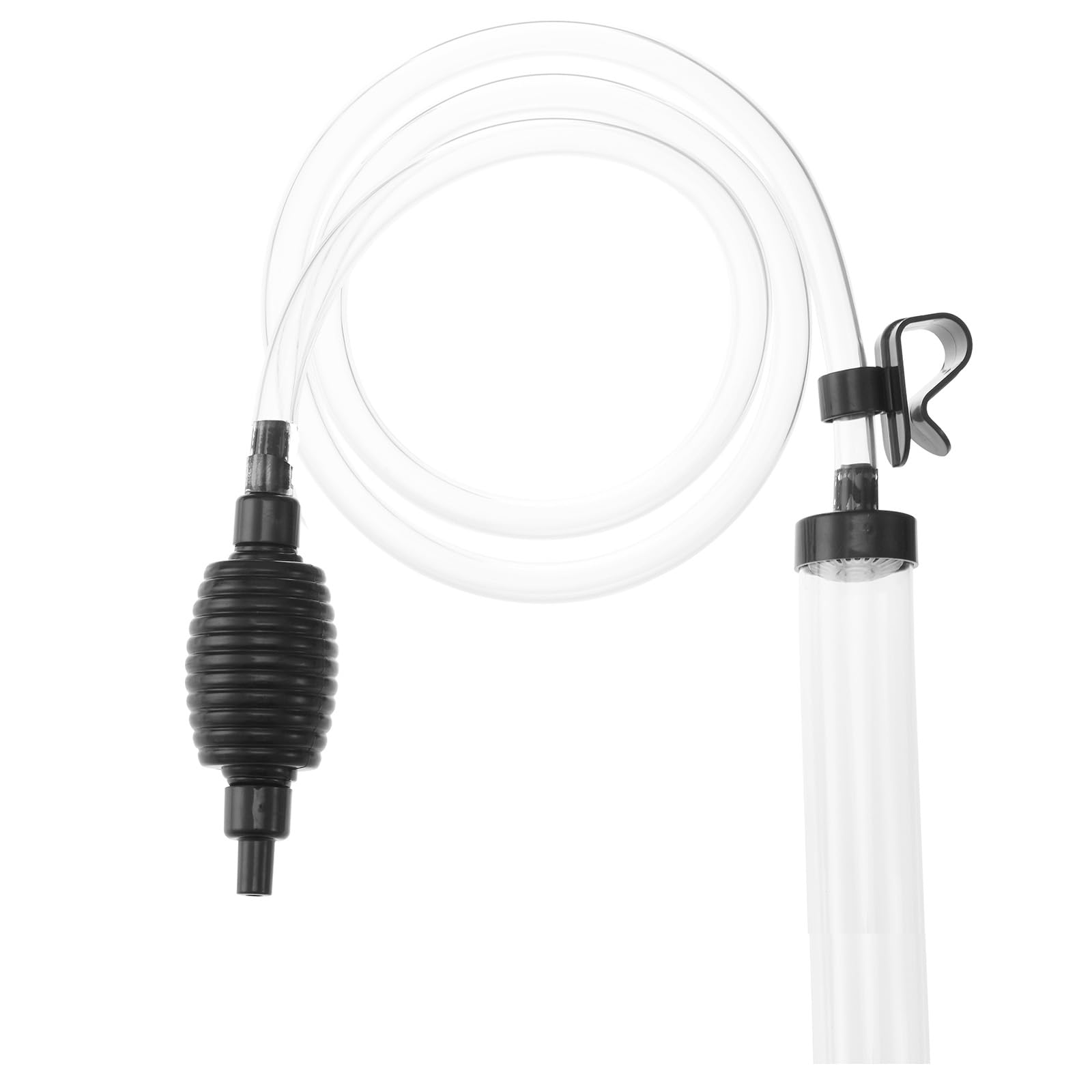 Seltomer 5ft Aquarium Siphon Vacuum Cleaner-Hand Siphon Pump Water Changer for Fish Tank Cleaning Gravel & Sand