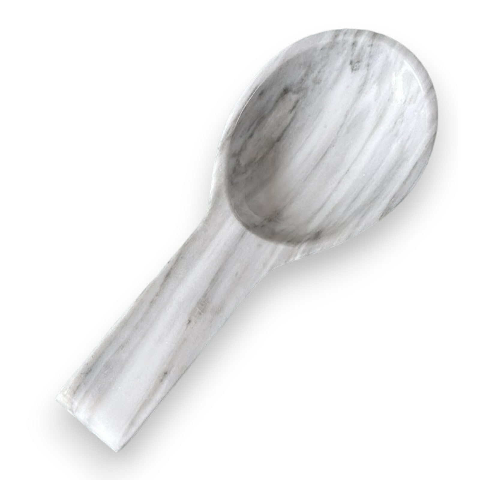 Repose-cuillère en marbre blanc CBAM pour plan de travail de cuisine