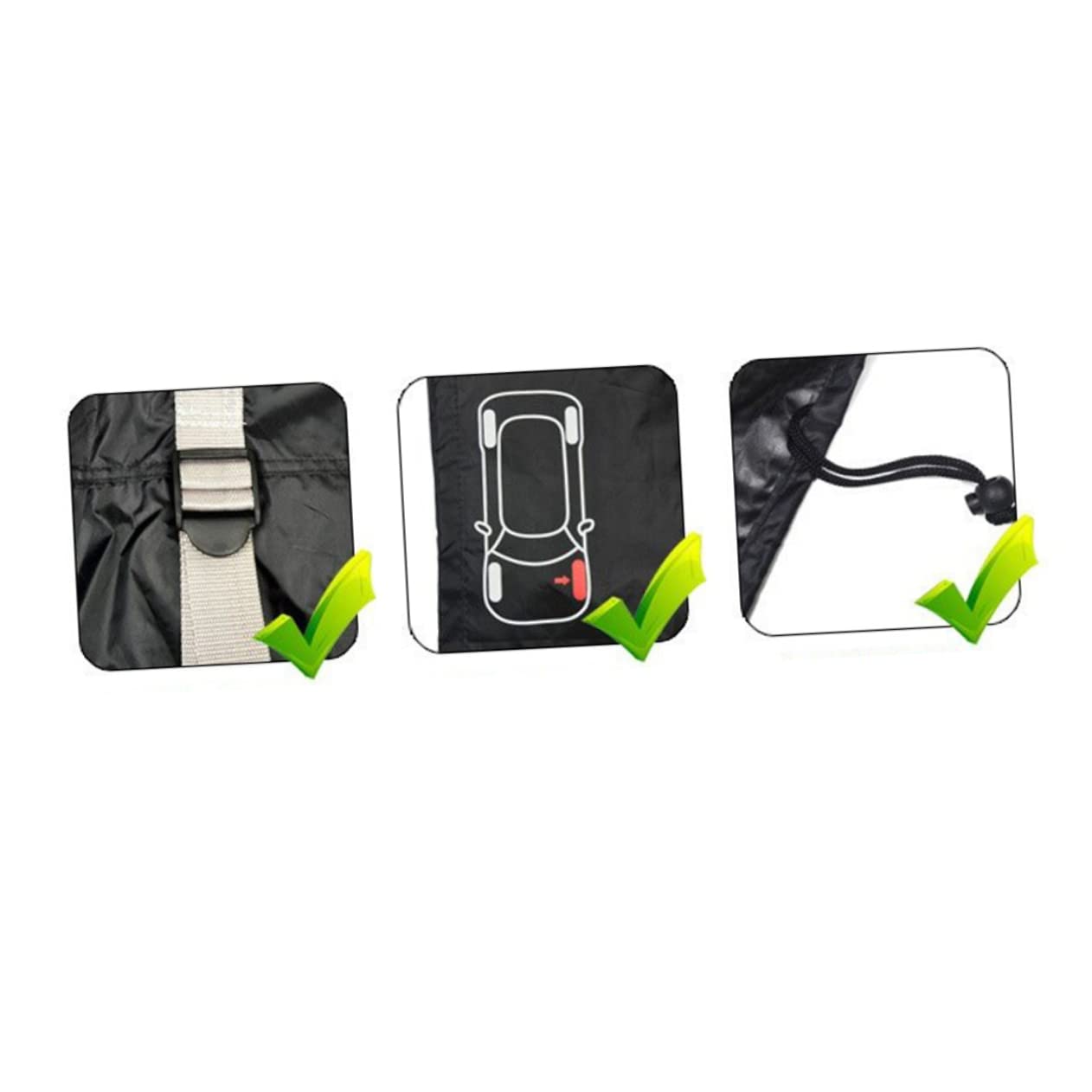 HAPINARY 1pc Car Tire Cover Tire Storage Bag for SUV Cars Convenient Collection -uv Snow Sun