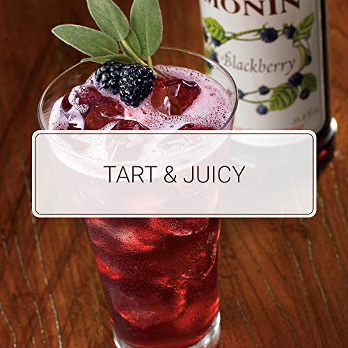 Monin - Blackberry Syrup, Soft And Succulent, Great For Cocktails, Lemonades, And Sodas, Gluten-Free, Non-Gmo (750 Ml) #TOP2