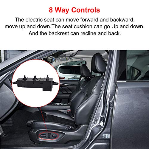 Ferding Power Seat Switch Left Driver Replacement For Nissan Titan/Titan Xd Altima Pathfinder Murano 87066-Lab0A 87081-3Ja7A 87081-3Ja7B #TOP4