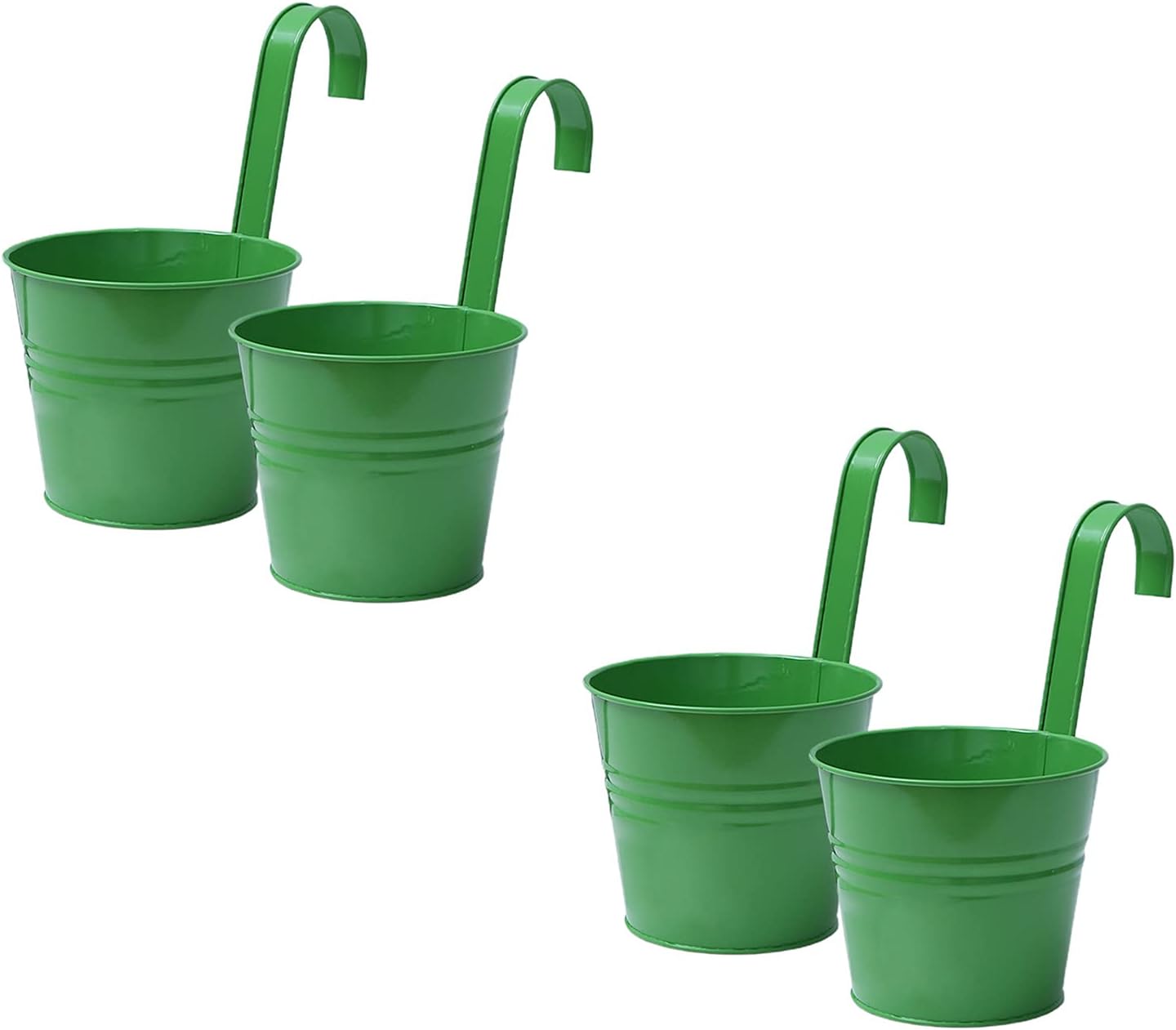 Farbenfroher MiniÜbertopf zum Aufhängen, 4 Stück, BalkonPflanzgefäß