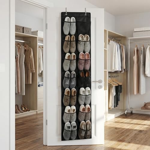 Organizador de zapatos para colgar en la puerta con 14 bolsillos ...