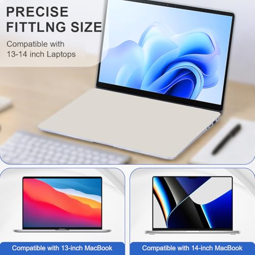 AOOSU Bildschirm Tastatur Abdruckschutz, Tastaturschutz Kompatibel mit MacBook Pro 13 Zoll und MacBook Air 14 Zoll Bildschirm Reinigungstuch, Entfernt Effektiv Fingerabdrücke, Staub, Schmutz