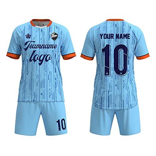 Personalized 30+ Styles Jersey Uniform with Team Club Logo Name Number for Men Women Boy Girls