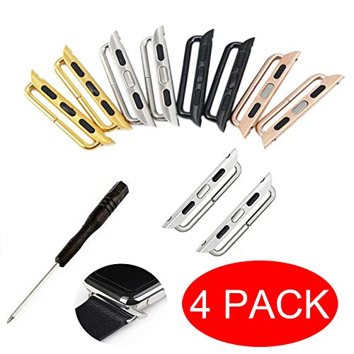 LOOKSEVEN Watch Strap Connector Stainless Steel Adapter Replaceable Metal Connection Adapter Connection Watch