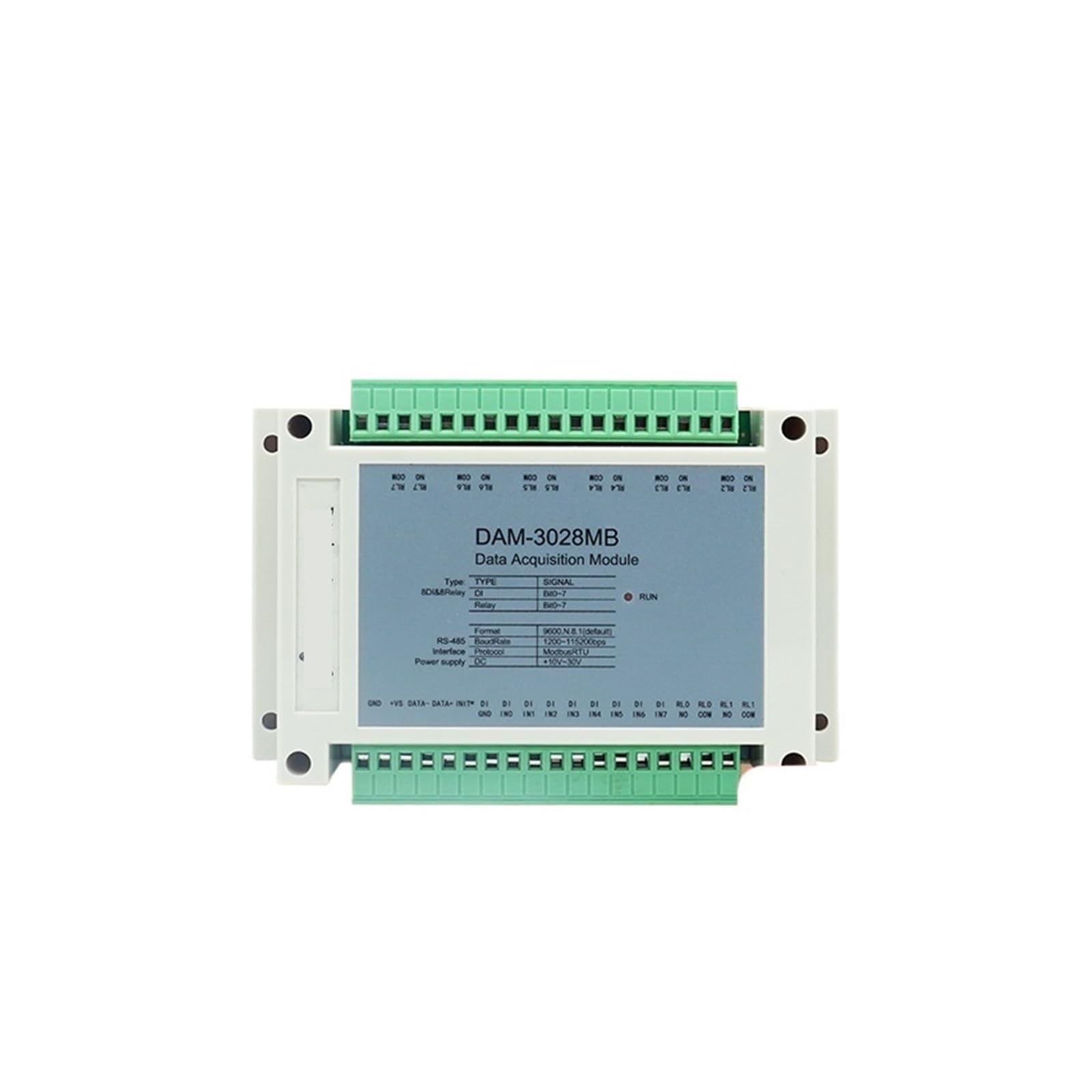 DAM3028MA Isolated DIO Acquisition Module Relay Output 8 Input 8 Output DAM3028MB Switch Quantity PLC DAM3028D(DAM3028MB)