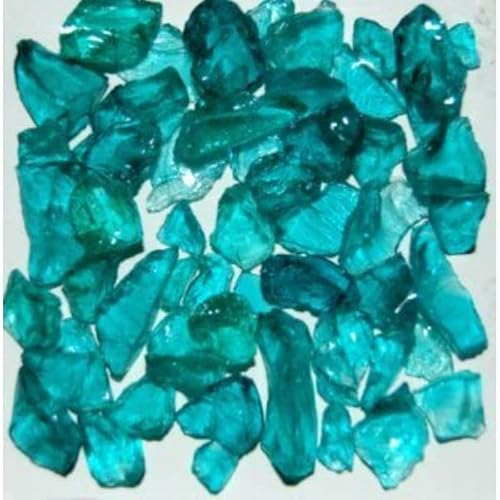 Chunky Teal Recycled Glass Aggregate