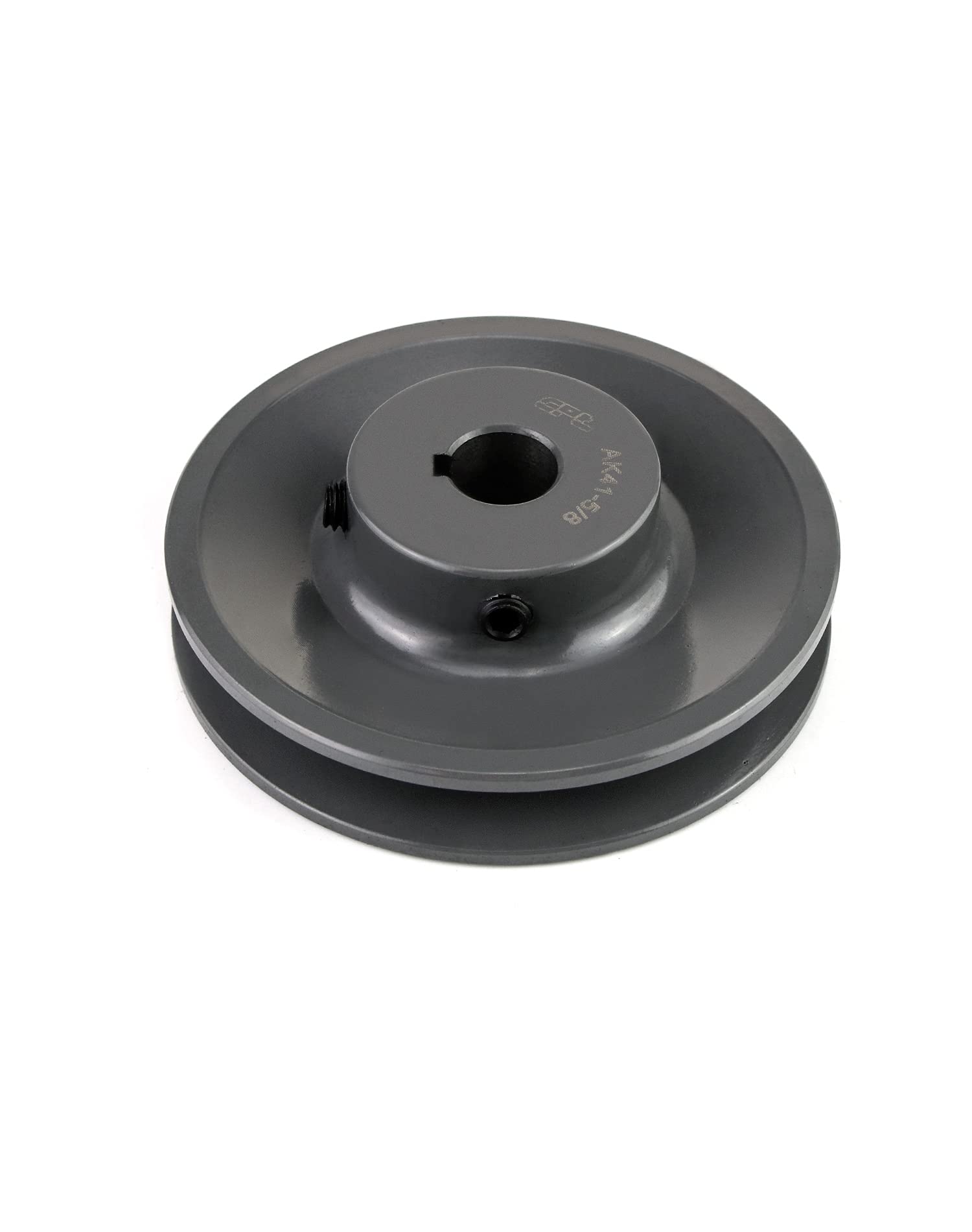 QWORK Single Groove Web Sheaves, 3.95" OD 5/8" Bore V-Belt Sheave for V-Belt, AK4158