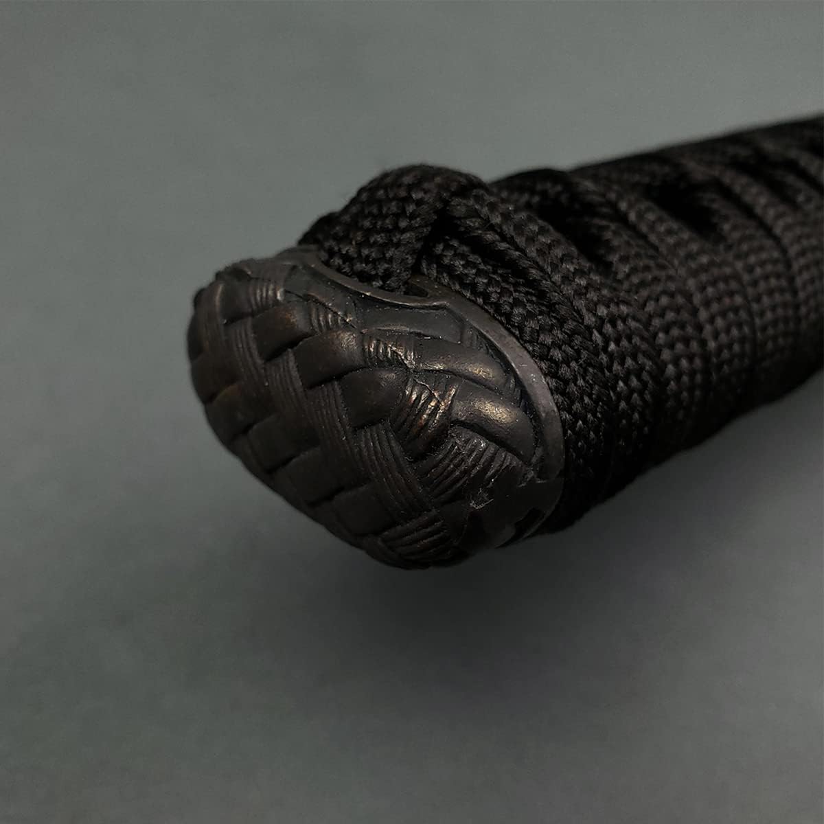 Musha Hand-Forged Japanese Style Display Piece – Black Finish with Dragon Guard Design, Steel Construction for Collection & Decor