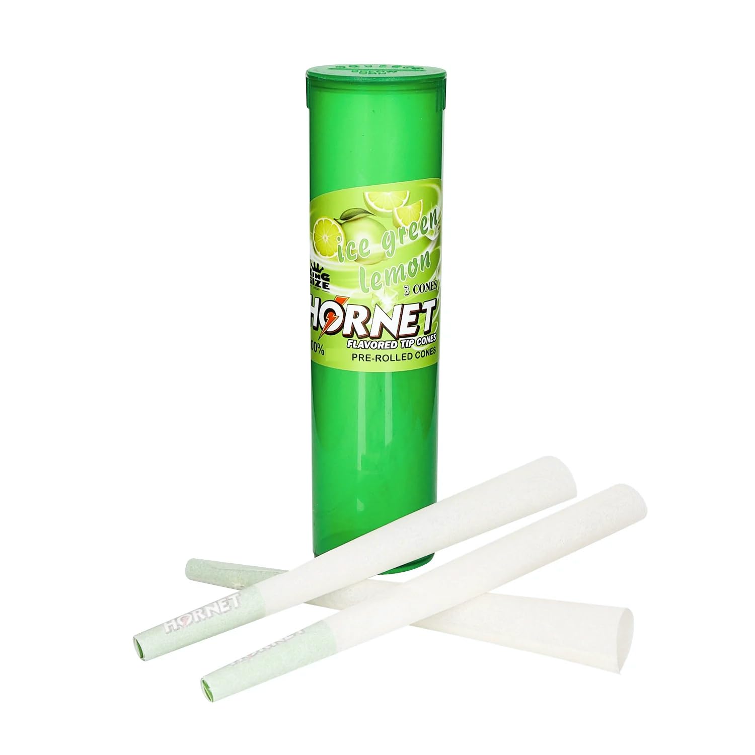 Pre Rolled Cones in Smell Proof Container, 3x Pre Rolled Cones, King Size Rolling Papers in Pop Top Containers, Smelly Proof Airtight Portable Cone Holder (#2)