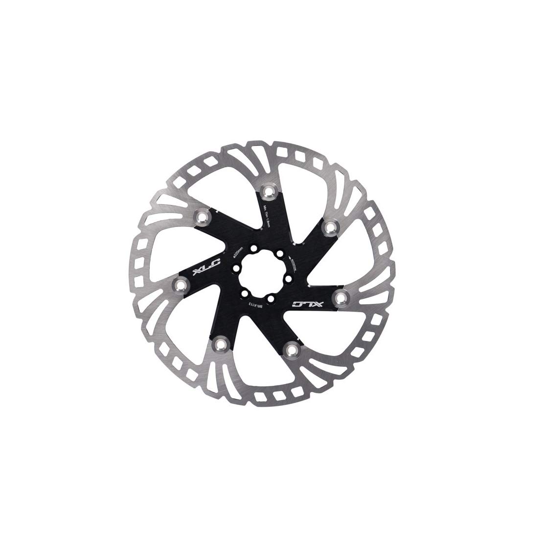 Disque de frein 220mm XLC BR-X113 pour un freinage puissant et stable en descente
