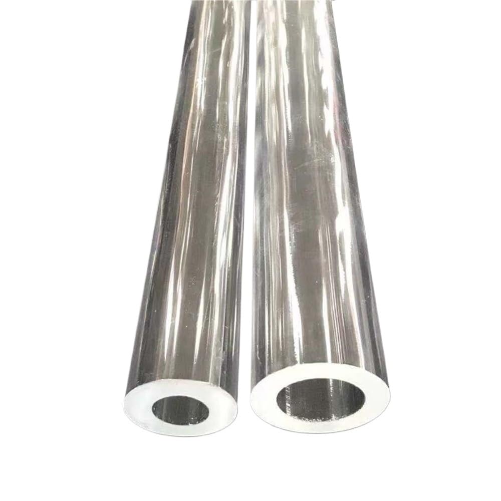Acrylic Rigid Round Tube, Acrylic Pipe, 2pcs, Transparent, Multiple Sizes, for Crafts, Aquarium, Garden Watering(16MM*20CM)