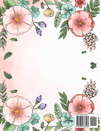 Retail Sales Inventory Log Book 2020: Large Modern Floral Retail Sales Inventory Management Book Notebook Journal Inventory Log For Business Stock and ... for Small Businesses, Customer Order Tracker