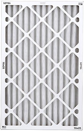 BestAir BA2-1625-8 AC Furnace Air Filter, 16" x 25" x 2", MERV 8, Removes Allergens & Contaminants, Fits 100%, For 2" HVAC Pleated Filter, Pack of 6