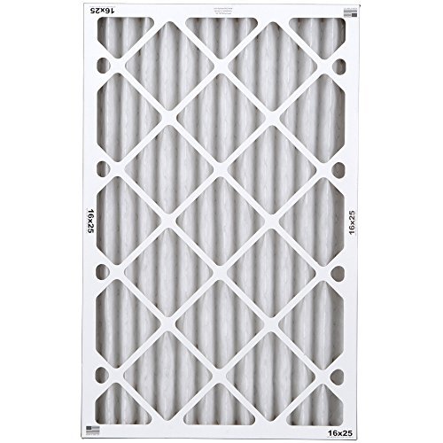 BestAir BA2-1625-8 AC Furnace Air Filter, 16' x 25' x 2', MERV 8, Removes Allergens & Contaminants, Fits 100%, For 2' HVAC Pleated Filter, Pack of 6