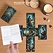 BQLXBABLT Tarot Cards with Guide Book for Beginners Original Unique Pretty Tarot Oracle Deck Set with Guidebook Standard Size 78 Cards