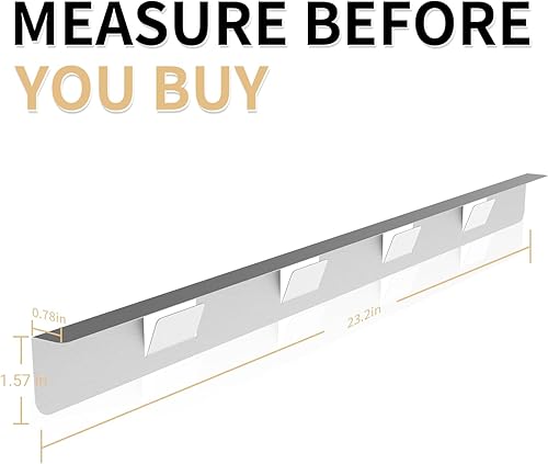 Miniatura 7 de MOFINO Protector para estufas, de acero inoxidable 316, 2 unidades, 23.2 pulgadas, para horno, encimera, lavavajillas, secadora, resistente al