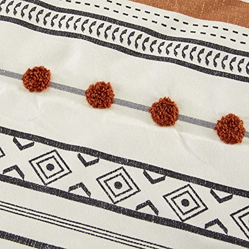 Modern Threads - Layne Collection 4-Piece Comforter Set - Reversible Elegant Bed Set - Includes Comforter, Shams, & Decorative Pillows - Luxurious Bedding King #TOP3