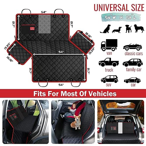 TantivyBo Dog Car Seat Cover, Durable Zipper Design Dog Car Hammock w/Mesh Window, Scratch-Proof & Waterproof – Pet Seat Cover for Cars Back Seat, Dog Seat Cover for Cars, SUVs & Trucks TantivyBo Dog Car Seat Cover, Durable Zipper Design Dog Car Hammock w/Mesh Window, Scratch-Proof & Waterproof – Pet Seat Cover for Cars Back Seat, Dog Seat Cover for Cars, SUVs & Trucks