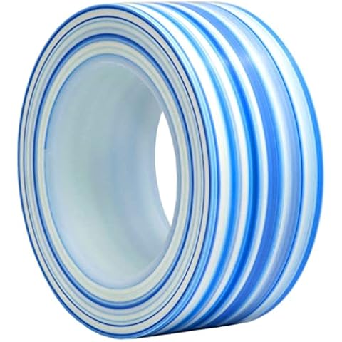 StaticTek UltraTape 1153 Polyethylene Super-Tack White Cleanroom Tape, General Purpose, Low Outgassing, 2 Inch Wide X 108 Feet Long, Blue & White, 1 Roll Cover