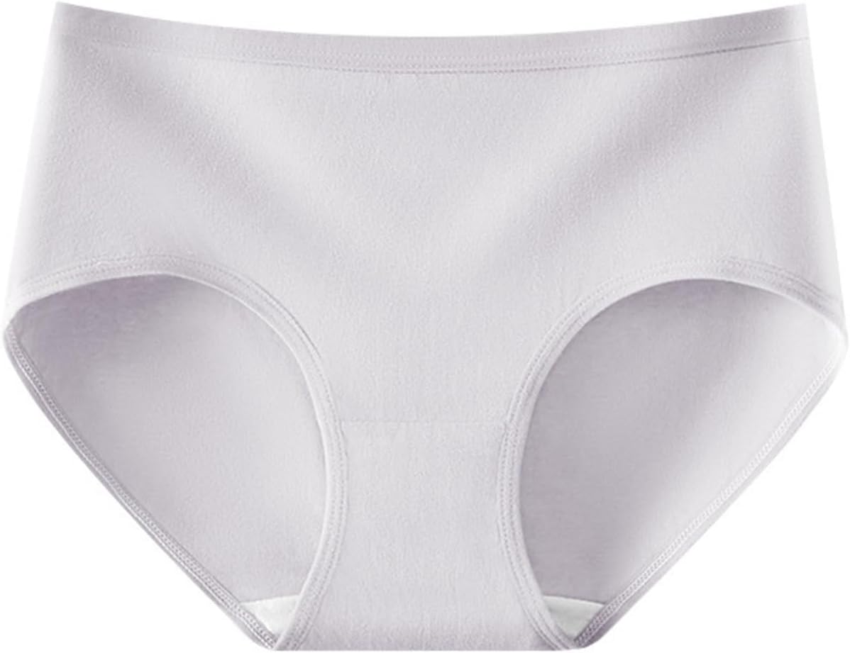 High Waisted Underwear for Women Seamless Breathable Full Coverage Cheeky Panties Ladie Soft Stretch Underpants
