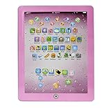 SMTSMT Child Touch Type Computer Tablet English Learning Study Machine Toy-Pink