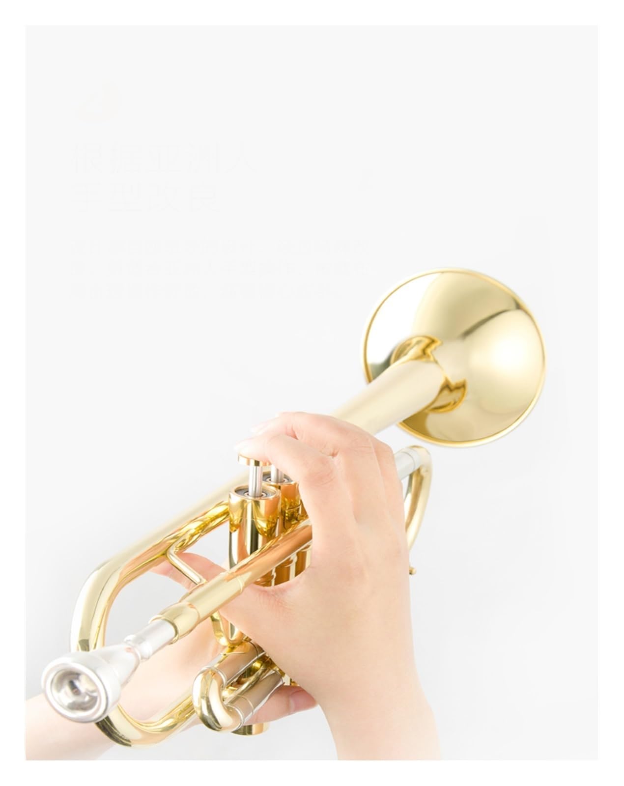 trąbka instrument Profesjonalna trąbka lakierowana w kolorze złotym w kolorze złotym lakierowanym w kolorze C