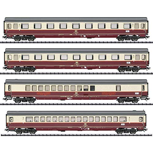 Preisvergleich Produktbild TRIX H0 T23485 H0 4er-Set Personenwagen Rheingold-Flügelzug der DB