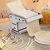 【3 Schneidköpfe】 Es müssen keine zusätzlichen Messer installiert werden. Es gibt 3 Klingen für Ihre bevorzugte Breite, egal ob Sie Nudeln, Fadennudeln, Knödel usw. zubereiten möchten, um alle Ihre Anforderungen an die Nudelherstellung zu erfüllen.