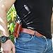 Leather Paddle Holster (OWB) Open Top, Fits Taurus Judge (2-1/2'' cyl) 410GA/45LC Polymer 2