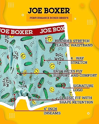 JOE BOXER Mens Boxer Briefs 4-Pack – Breathable Cotton Stretch Boxer Briefs for Men Pack of 4 - Mens Underwear2