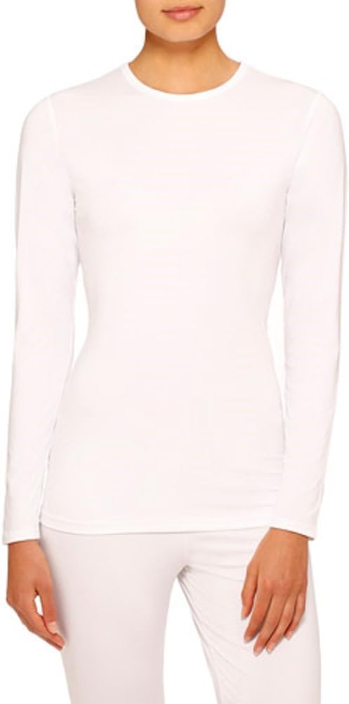 ClimateRight Microfiber Warm Underwear Long Sleeve top (Black)