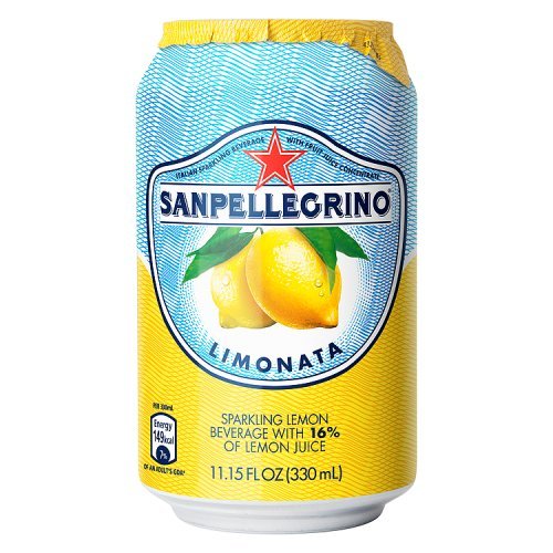 SAN PELLEGRINO LEMON SPARKLING CAN PK24